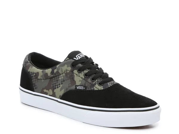 Vans Doheny Sneaker - Men's - Black/Green Camouflage - Size 9 - Skate