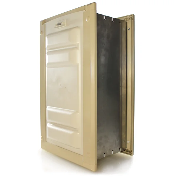 Endura Flap Wall Mount Pet Door Small - Double Flap, Tan