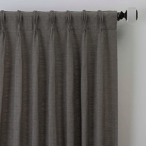 Maxwell 108x22 Pinch Pleat Window Curtain Panel in Bronze/Gold (Single)