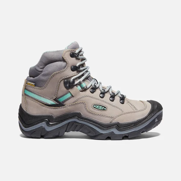 Keen Women's Durand II Mid Waterproof Boot - 5.5 - Grey Flannel - Steel Grey
