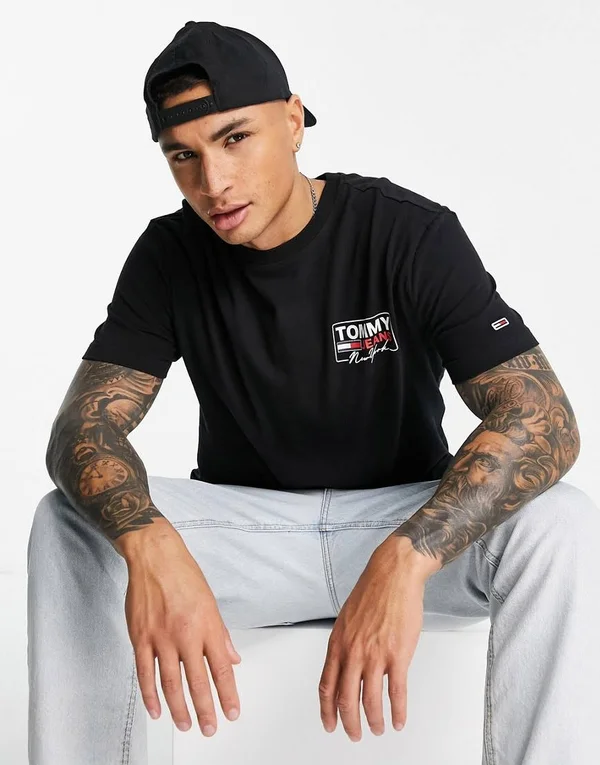 Tommy Jeans NY Script Box Back Logo S