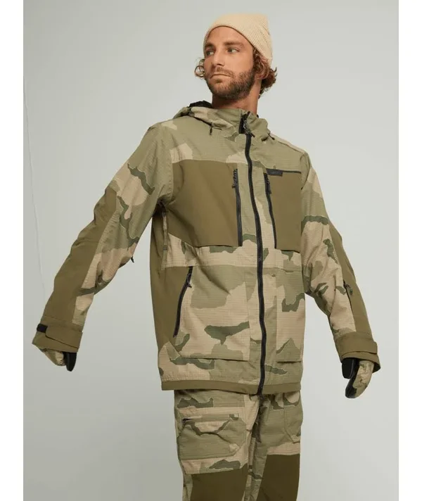 Burton Frostner Jacket - Men's Barren Camo/Keef, XL
