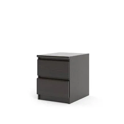 Kepner 2 - Drawer Nightstand Zipcode Design Color: Coffee