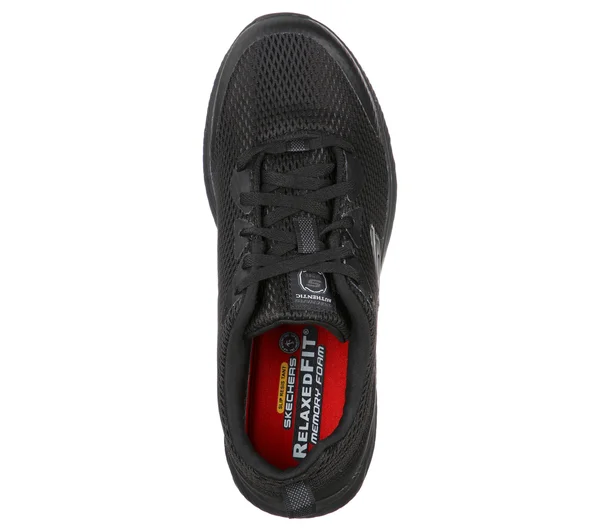 Skechers Men's Work Relaxed Fit Dyna-Air SR Work Shoe, Black