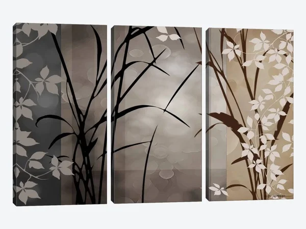 Edward Aparicio Canvas Art Prints - Silver Whispers II ( Floral & Botanical > Plants > Grasses art)