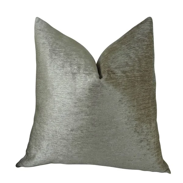 Plutus Medici Marble Ink Handmade Throw Pillow, Double Sided