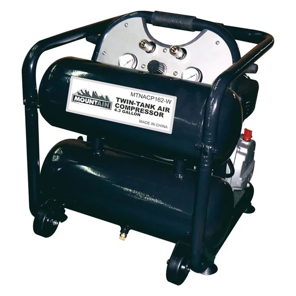 Mountain ACP162-W - 4 Gallon Twin Tank Air Compressor
