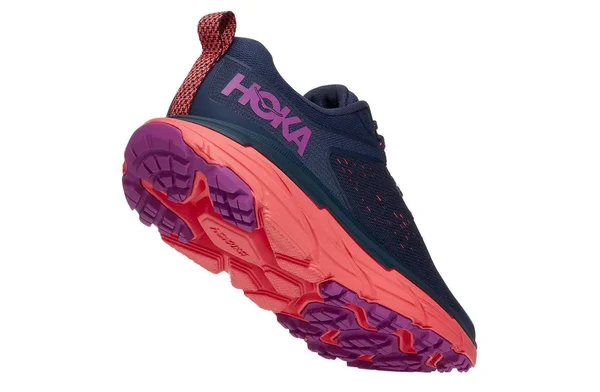 Hoka Women's Challenger ATR 6 Black Iris/Hot Coral - 12