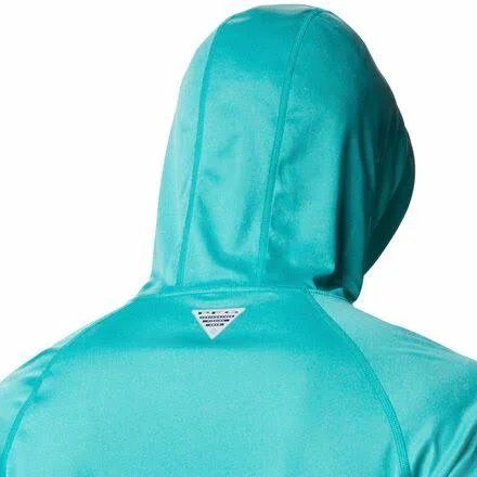 Columbia Men's Terminal Tackle Heather Hoodie, Large, Blue