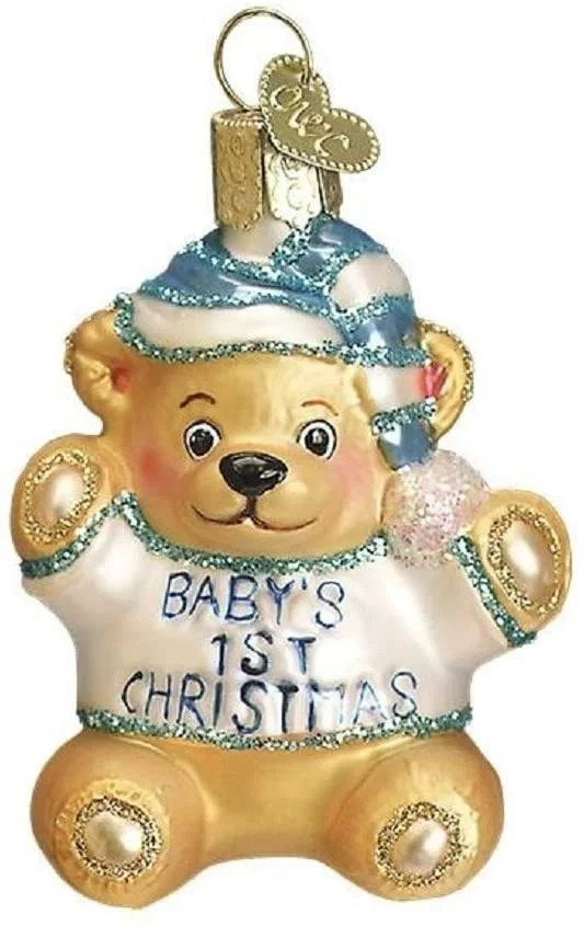 Baby Boy Set Old World Christmas Ornaments