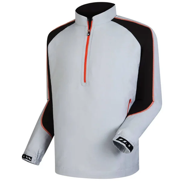 FootJoy Sport Windshirt Steel Gray/Black/Orange Medium