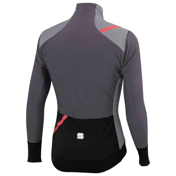 Sportful Fiandre Strato Wind Jacket - L - Cement/Anthracite