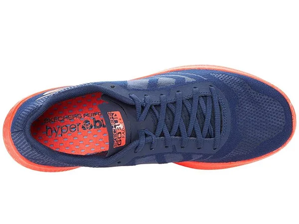 Skechers Men's GOrun Razor+ - Navy/Coral