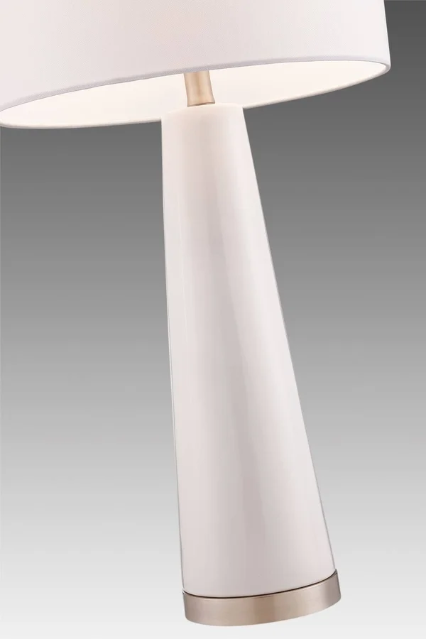 Lite Source Tyrone Table Lamp - White