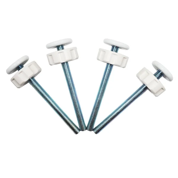 Baby Gate Guru Extra Long M10 (10mm) Spindle Rods for Pressure Mounted Baby and Pet Safety Gates 4 Pack Replacement Set (10mm, W