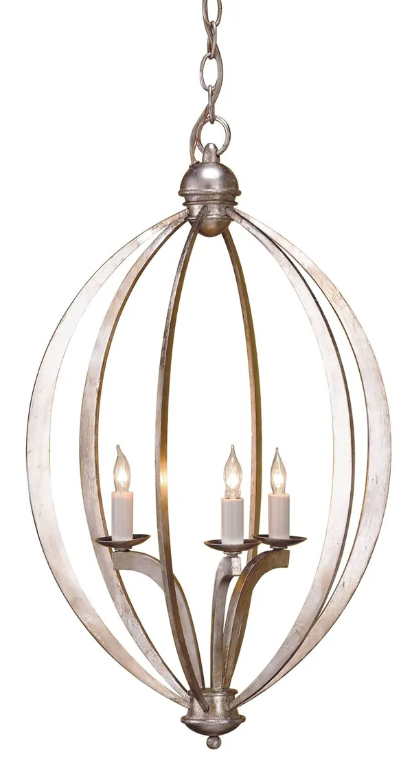 Currey Bella Luna Silver Small Chandelier