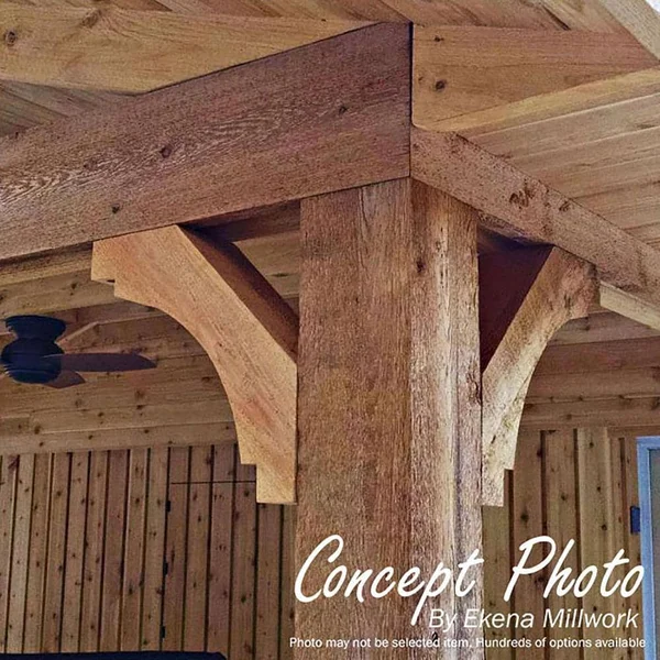 5 1/2 inchw x 24 inchd x 36 inchh Imperial Smooth Brace, Douglas Fir