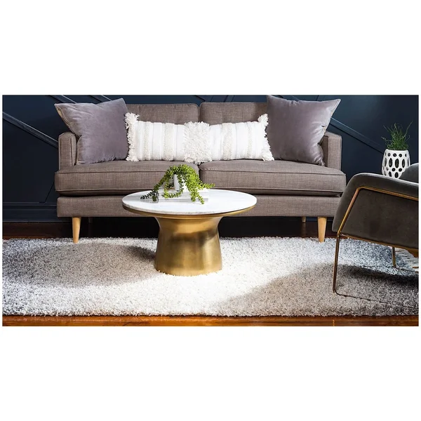 Unique Loom Hygge Shag Shag Area Rug Collection - Runner 2&7x22x8&2x22 3143987