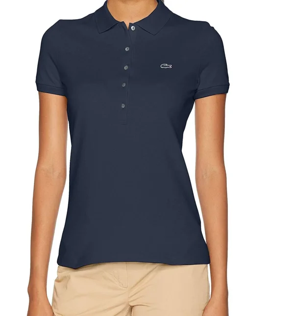 Lacoste Women's Classic Fit Short Sleeve Petit Piqué Polo
