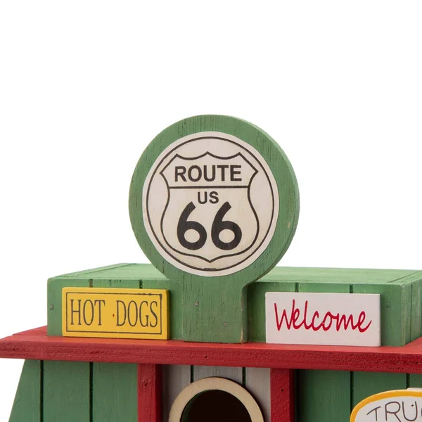 9.45x22 Modern Wooden Truck Shop Birdhouse