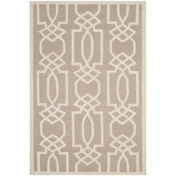 Safavieh Bella BEL138B Grey - Ivory Rug 5& x 5& Square