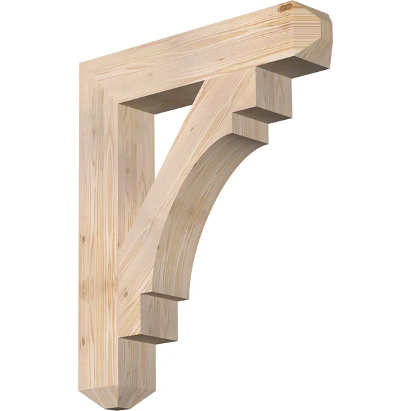 5 1/2x22W x 30x22D x 36x22H Merced Craftsman Smooth BRACKET - Douglas Fir