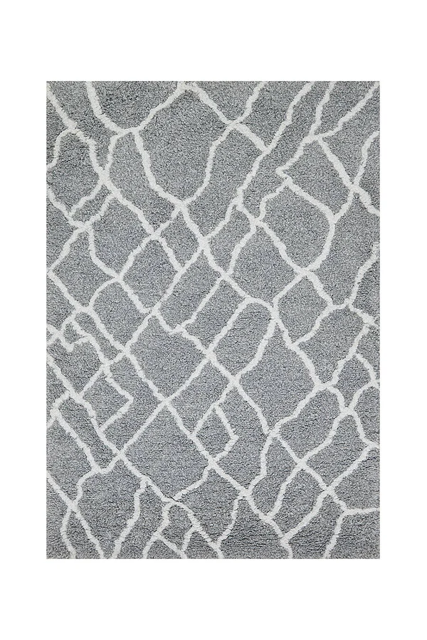 Loloi Tangier Shag Tg-01 2&6x22 x 7&6x22 Runner Slate, Mist Area Rug