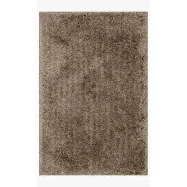 Loloi Allure Shag AQ-01 Taupe Rug - 8 ft Round