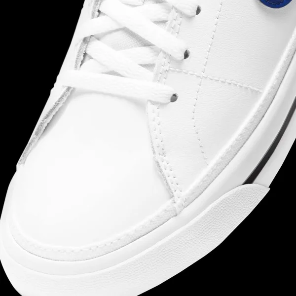 Nike Court Legacy Big Kids& Shoes in White - Size: 3.5Y, DA5380-101