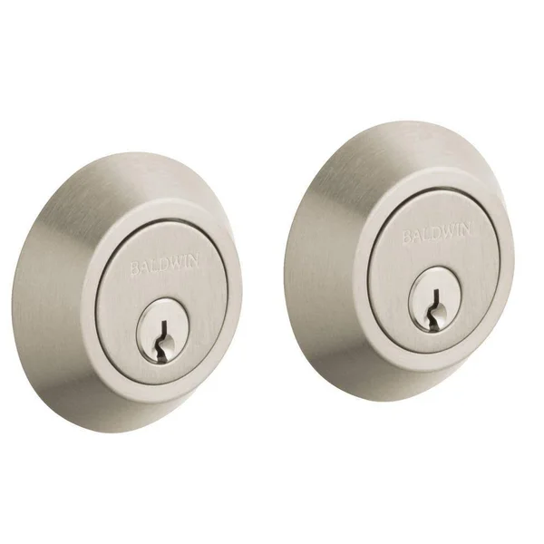 Baldwin 8242 Contemporary Double Cylinder Deadbolt - Satin Nickel
