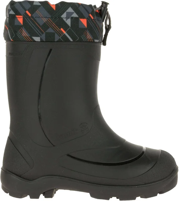 Kamik Kids& Snobuster 2 Insulated Waterproof Winter Boots - Black