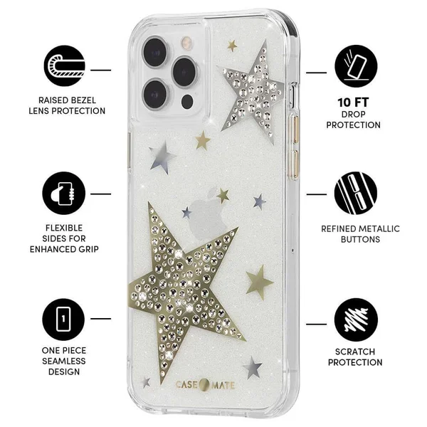 Case-Mate Sheer Superstar - iPhone 12 Pro Max Phone Case