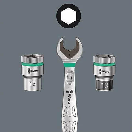 Wera 05003972001 Belt B 3 Torx HF Zyklop Bit Socket Set with Holding Function - 3/8x22 Drive