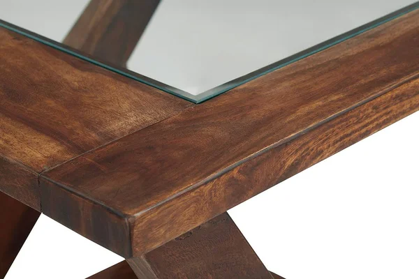 Signature Design by Ashley Charzine Warm Brown Rectangular End Table