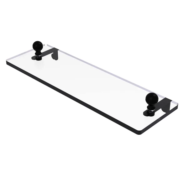 Allied Brass Mambo 22 in. Glass Vanity Shelf with Beveled Edges
