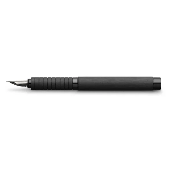Faber Castell Essentio Fountain Pen - Aluminum Black - Broad