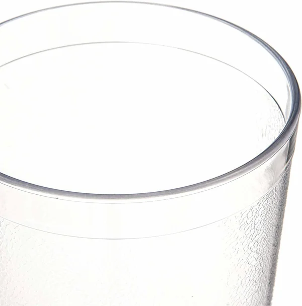 Carlisle 522407 Stackable Shatter-Resistant Plastic Tumbler - 24 oz, Clear Case O