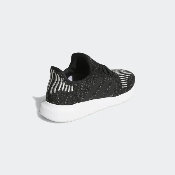 Adidas Swift Run Black/White Print Women's Shoes, Size: 8.5