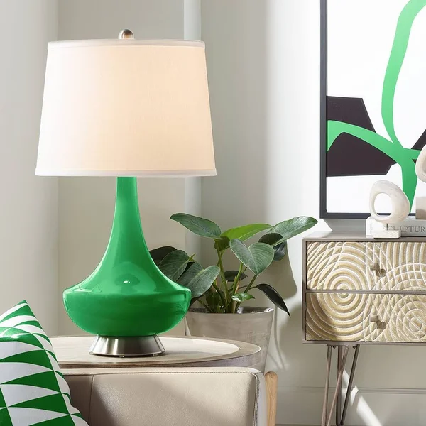 Color + Plus Envy Gillan Glass Table Lamp