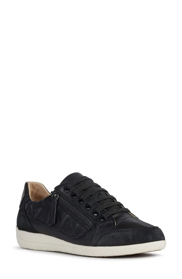 Women's Geox Myria Sneaker - Size 5US - Black