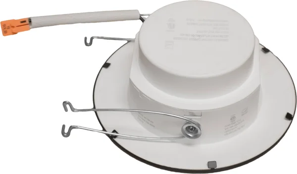 Multi Pack 5/6 inch Brushed Nickel Smooth Trim LED Recessed Downlight Retrofit - Choose Color Temp, Size: 5 Pack, Silver
