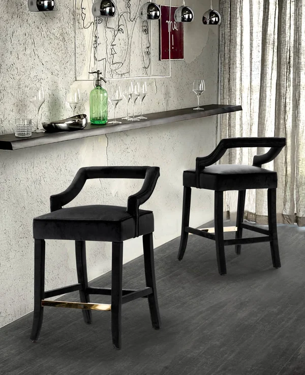 Chic Home Chiara Counter Stool - Black