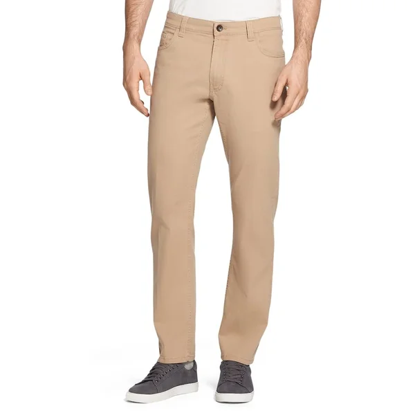 Izod Men's Saltwater 5-Pocket Straight Fit Chino Pant