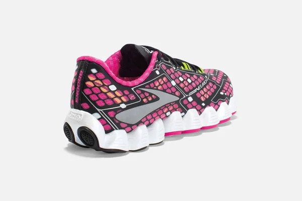 Brooks Neuro Running Shoe - Women's Pink Glo/Black/Nightlife - 8.5
