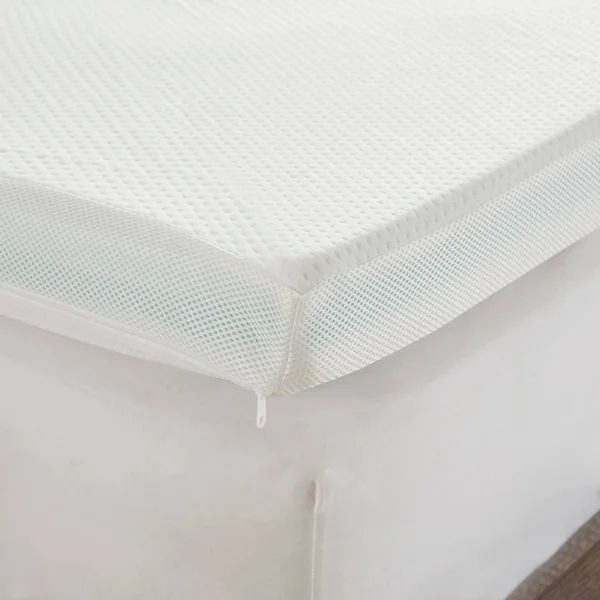 Sleep Philosophy 3-Zone 3x22 Memory Foam Topper with Removable Cover Full