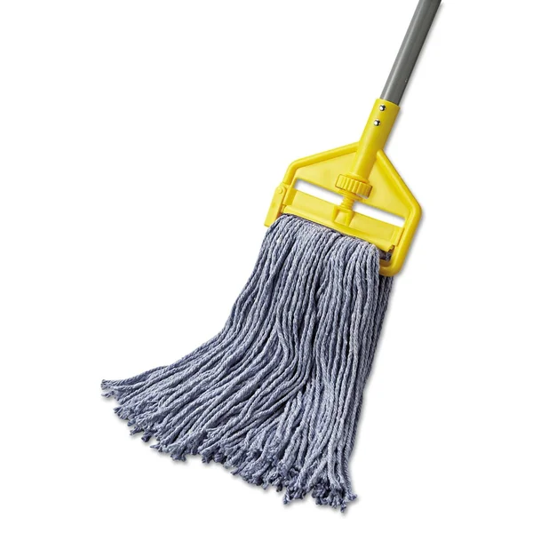 Boardwalk Mop Head, Standard Head, Cotton-synthetic Fiber, Cut-End, #20, Blue, 12-carton
