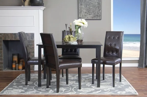 Baxton Studio Somerset 5 Piece Dining Set