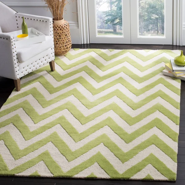 Safavieh Cambridge Green & Ivory 4& x 6& Rug