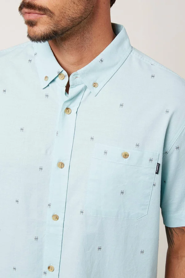 O&Neill Men's Tame Dobby Shirt - Ice Water - S