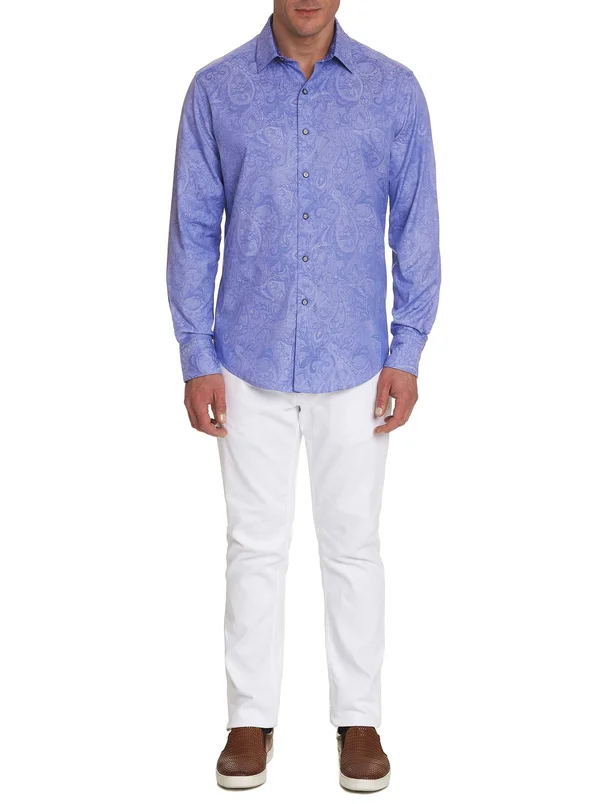 Robert Graham Andretti Sport Shirt Coral